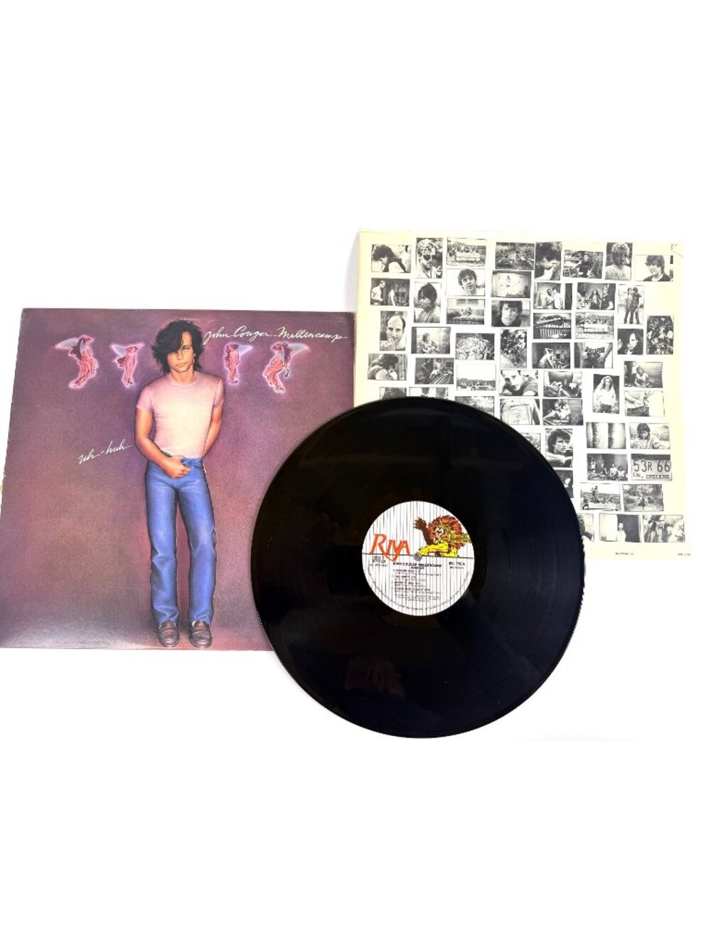 John Cougar Mellencamp Uh-Huh 1983 Vinyl Original Press Riva RVL-7504 VG+